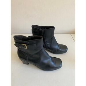 Clarks Women's Black Ankle Boots 9.5